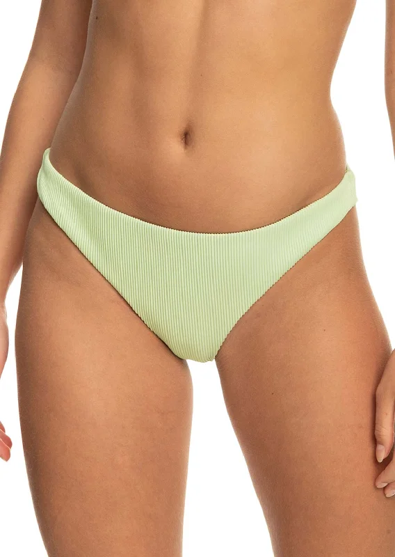 Roxy Women's Rib Love The Baja Bikini Bottom Floral bikini set, Feminine, Comfortable, Sexy