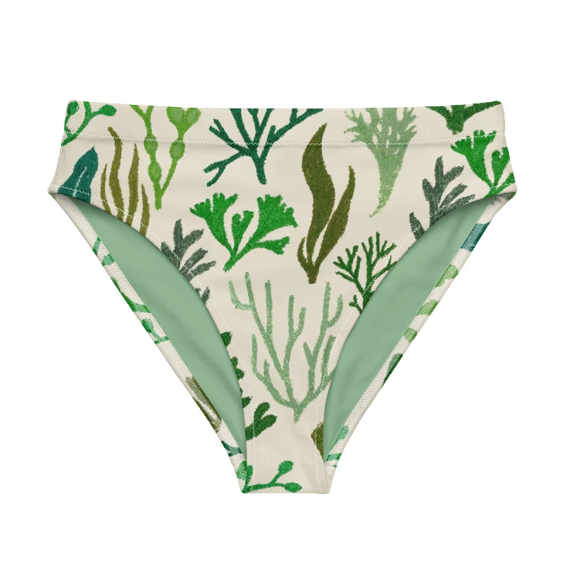 ♻️ Seaweed Recycled Bikini Bottom Minimalist bikini, Simple, Sleek, Fashionable