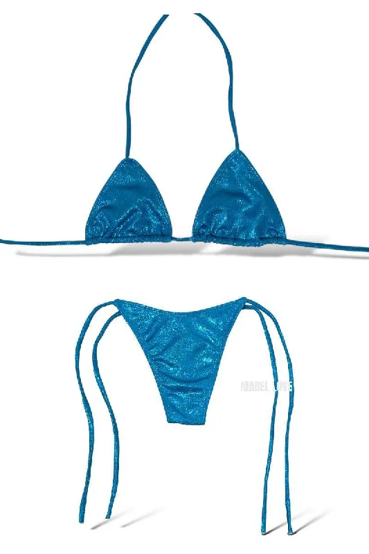 UNICORN 2 PIECE BIKINI BLUE Bikini with spaghetti straps, Sexy, Chic, Comfortable