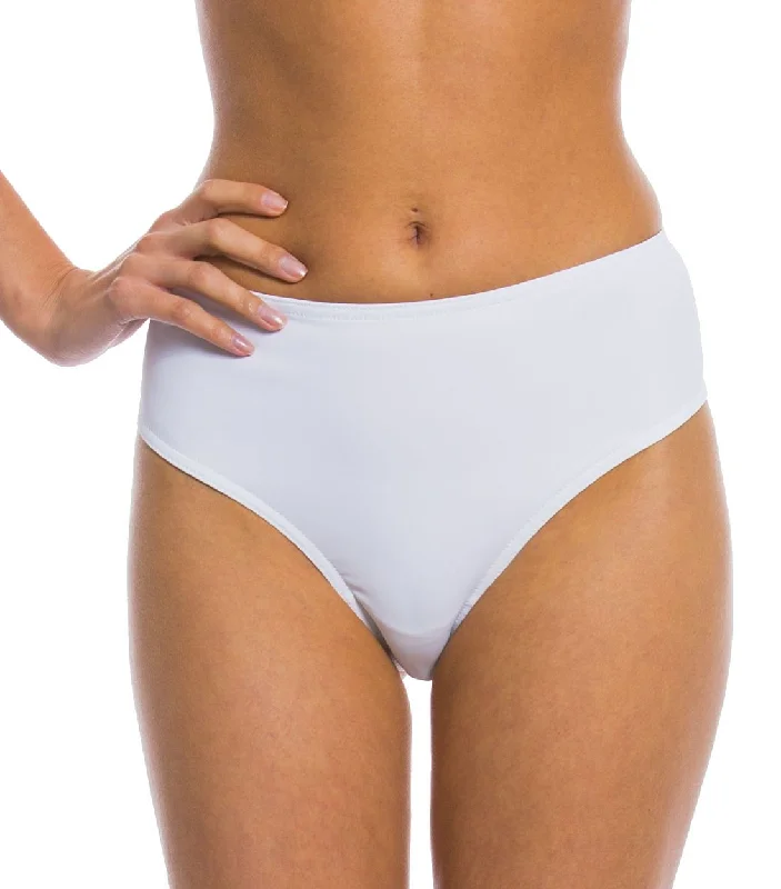 White High Waisted Bikini Brief Bikini with tassels, Fun design, Beachwear, Trendy
